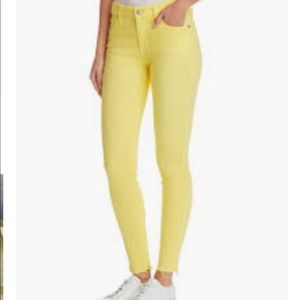 Seven for all mankind pastel yellow jeans!